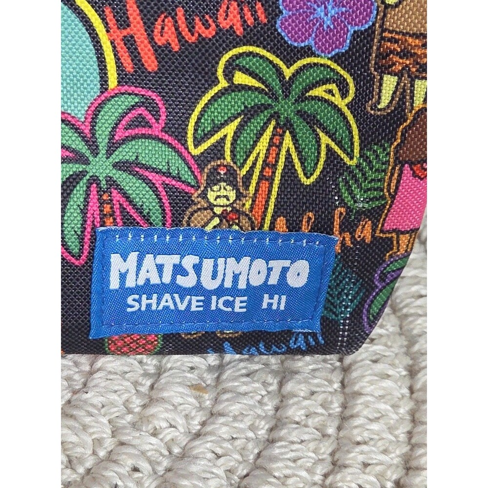 Matsumoto Shave Ice Haleiwa Hawaii Mini Backpack Bag Surf Travel Hippie GUC ** - Picture 5 of 12